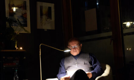Werner Peplowski liest im Stadtteilladen – Schnappschuss