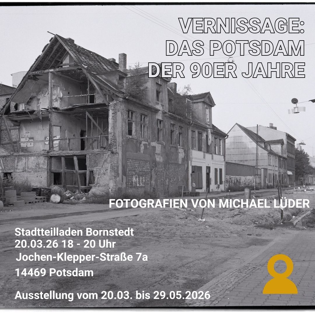 Stadtteilladen Bornstedt Vernissage (Instagram Post) sw